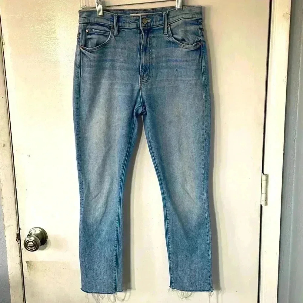 Mother superior sraight ankle jeans